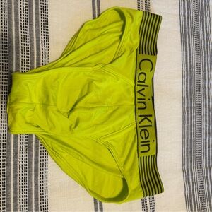 Calvin Klein Bright Lime Green Bikini Briefs